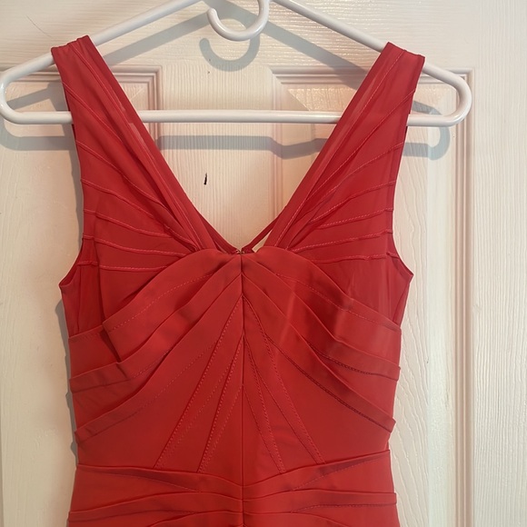 Zac Posen Silk Salmon Dress size 2 - Picture 4 of 10